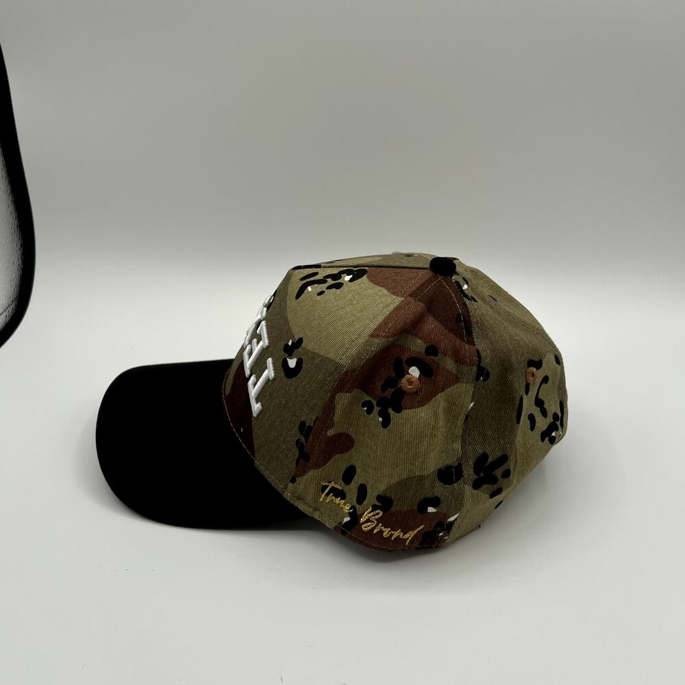 TRUE BRAND Camo Texas Upside Down Baseball Hat